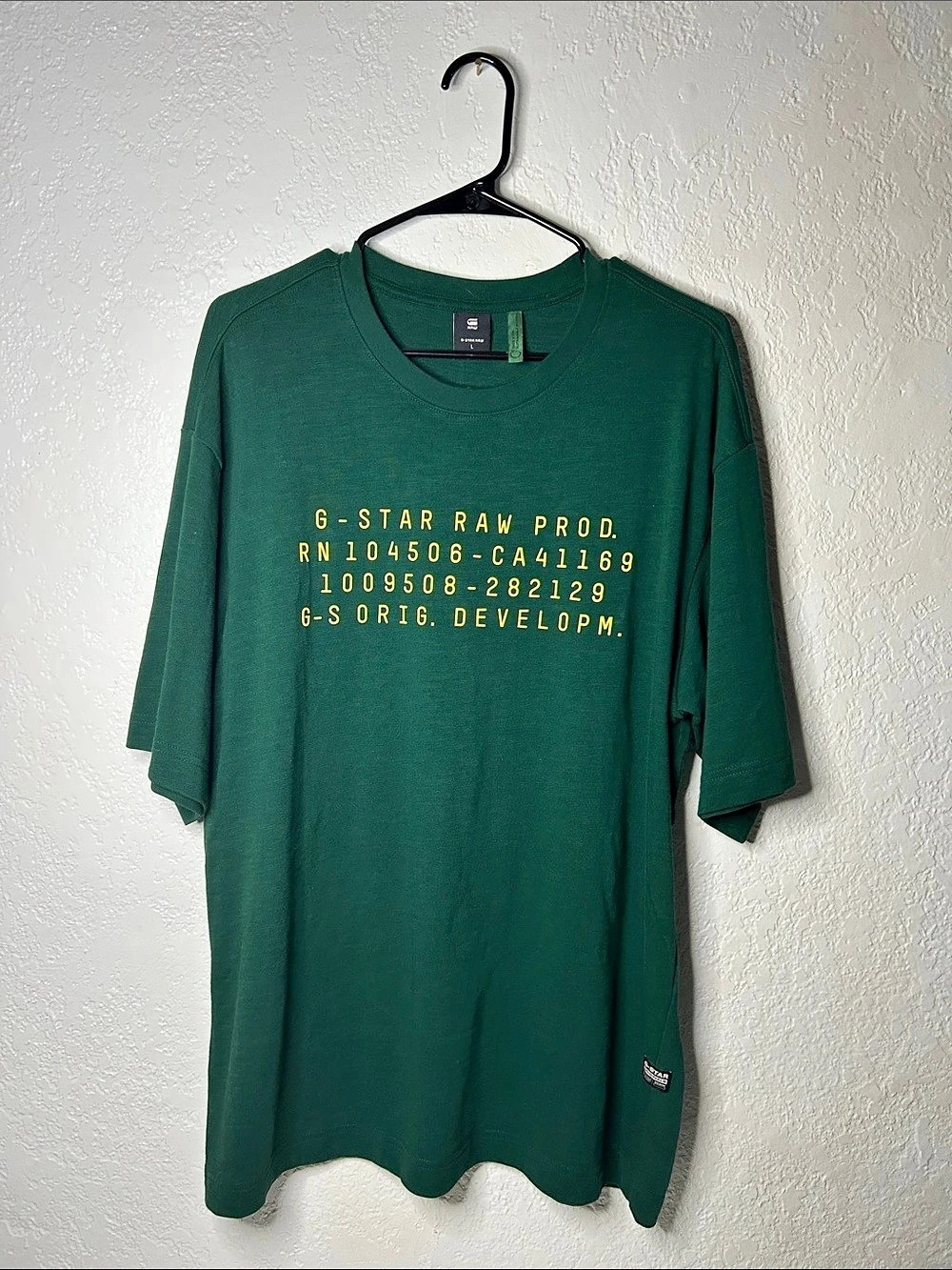 G-Star RAW G- S ORIG. DEVELOPM. Graphic Tee Large Oversized